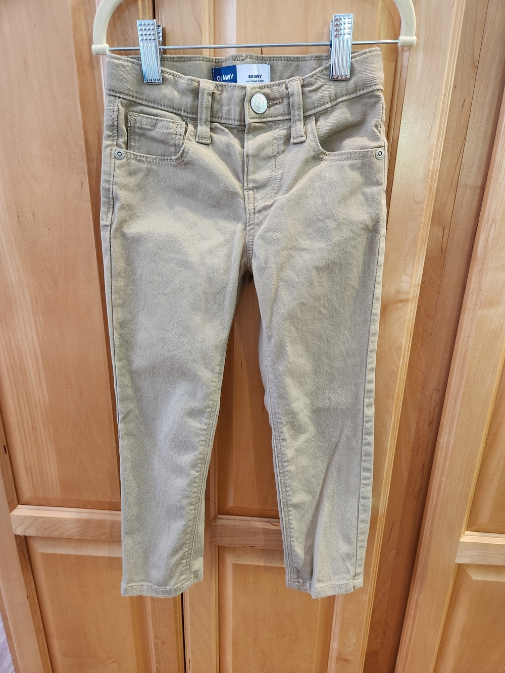 Old Navy Boys Skinny Jeans in Khaki/Tan